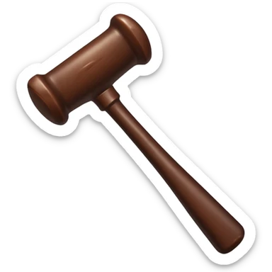 Chocolate Tool like hammer  sticker