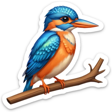 Kingfisher sticker
