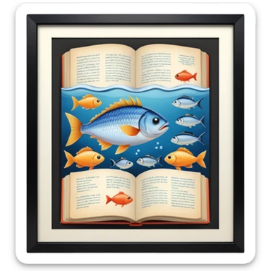 Pull up Fishwife Cookbook graphics sticker