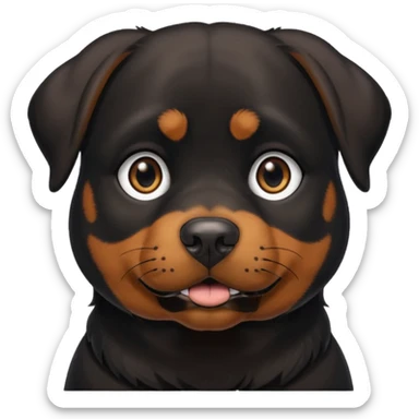 Rottie mix female sticker