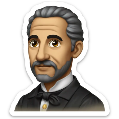 Eugenio María de Hostos y de Bonilla, known as El Gran Ciudadano de las Américas, was a Puerto Rican educator, philosopher, intellectual, lawyer, sociologist, novelist, and Puerto Rican independence advocate sticker