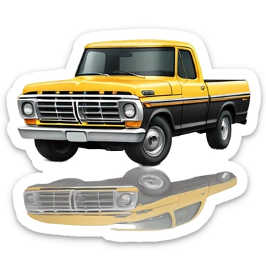 1972 ford f100 sticker