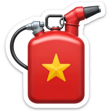 petrol canister sticker