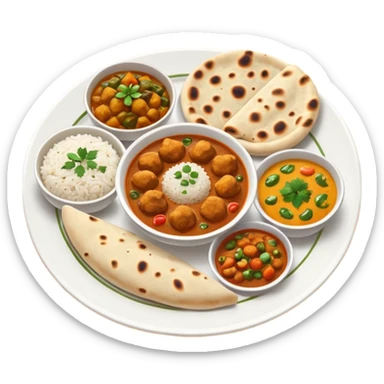ios 18 aesthetic indian food sticker