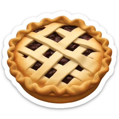 Pie sticker