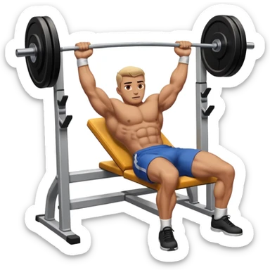 bench press down sticker