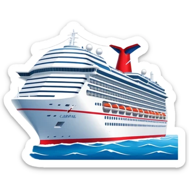 Carnival cruise ship sticker