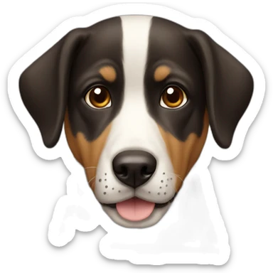 dog in dog sticker