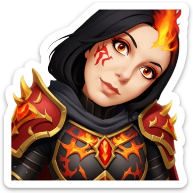 Volcanic Warlock sticker