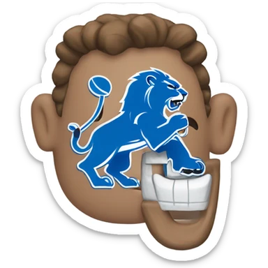 Detroit lions sticker