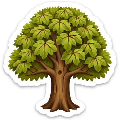 walnut tree sticker