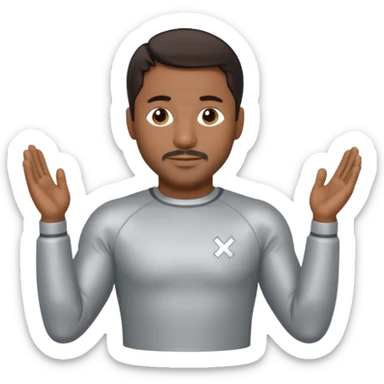 Andre Rison (b.1967) with dark brown hair, silver outfit sticker