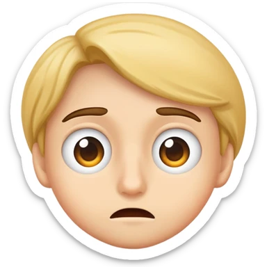 Peeping something  sticker