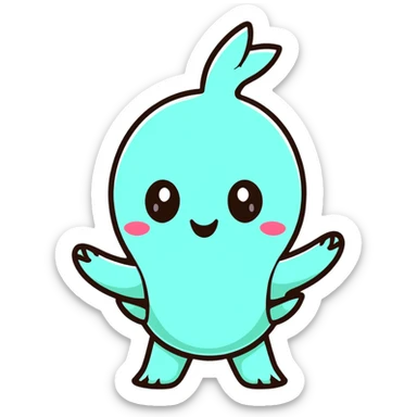 Sprunki character, cute and fun cartoon character sticker