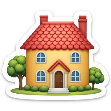 blubbery house sticker