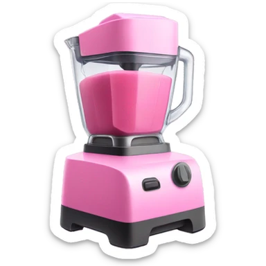 Pink Blender sticker