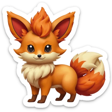 Vulpix-Fennekin-Eevee-Pokémon-Fakémon-creature sticker