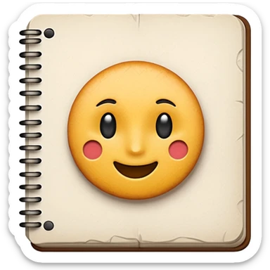 Sketchbook Page sticker