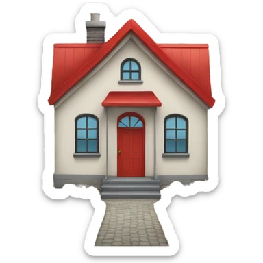 A house with a red roof and a sign that says "Home.Shop.zip".





 sticker