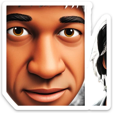 boys enjoying time together sticker