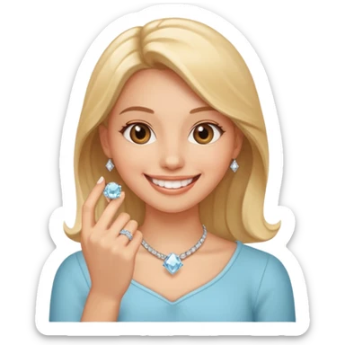 Engaged women emoji finally  sticker