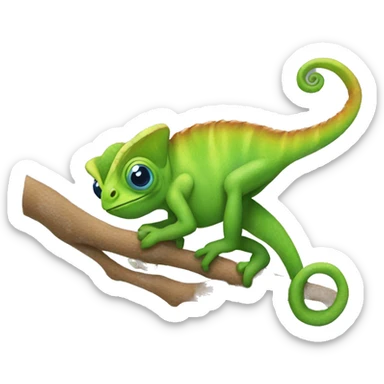 chameleon  sticker