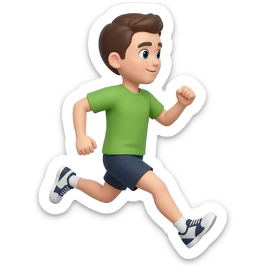 emoji that visually describes the phrase "move rapidly" sticker