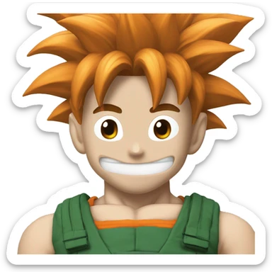 Goku with deku sticker