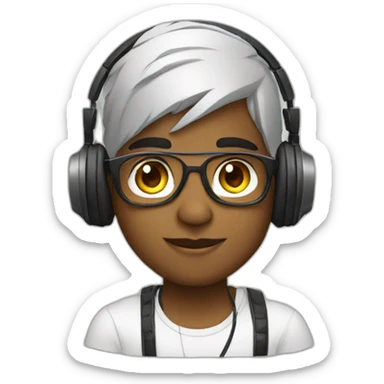 Dj Indian boy sticker