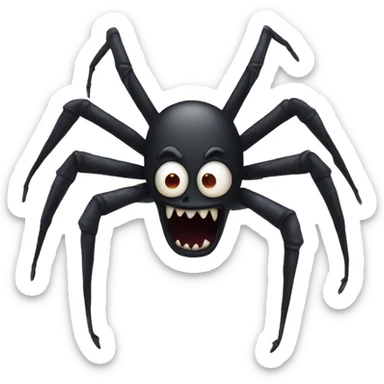 Scary Spider sticker
