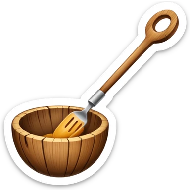 Una cuchara quemada sticker