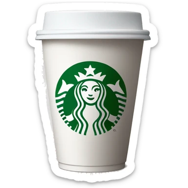 Starbucks cup  sticker
