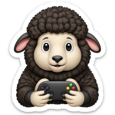 black sheepplayingvideogames sticker