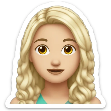 british asian white girl sticker