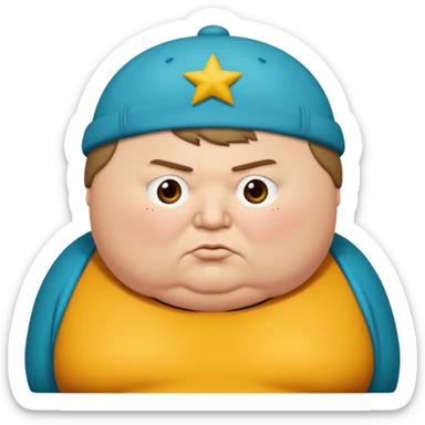 Eric Cartmen but more obese sticker