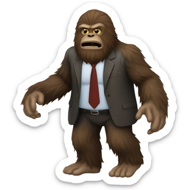 Sasquatch, attorney at law sticker
