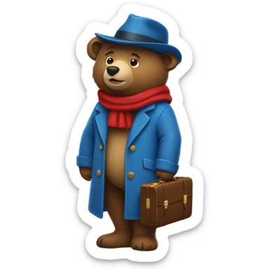 Paddington Bear sticker