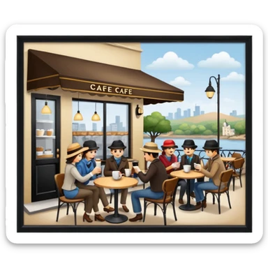 Café sticker