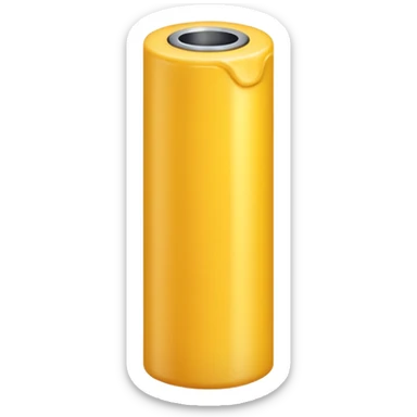 A wax cartridge sticker