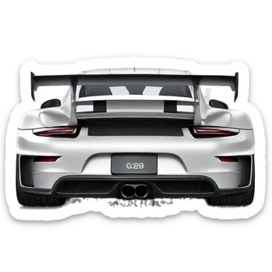 Porche gt3 rs sticker