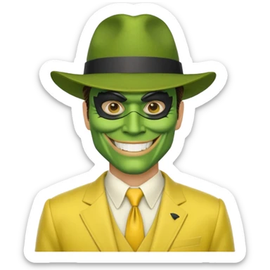 jim carrey the mask sticker