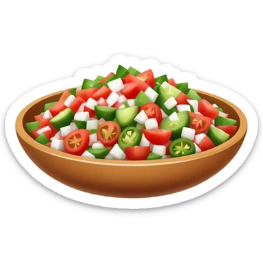 Pico de gallo sticker