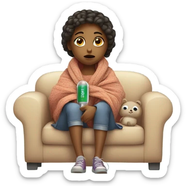 Daughter flu
 sticker