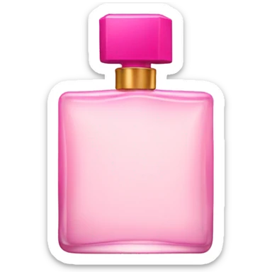 Pink perfume sticker