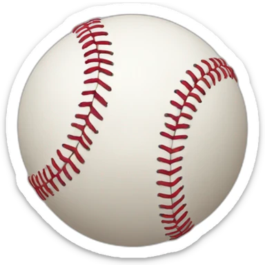 Baseball sticker