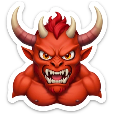 Demon sticker