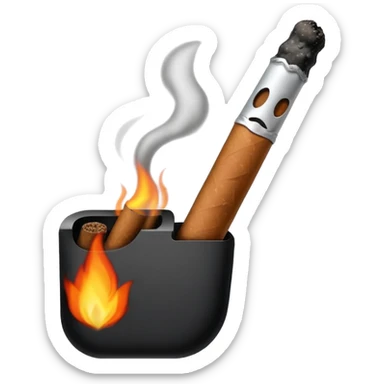 Emoji fumando cigarro 🚬  sticker