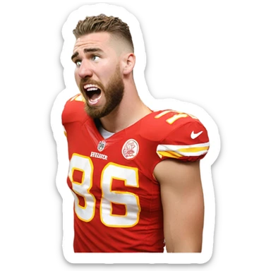 Travis Kelce sobbing sticker