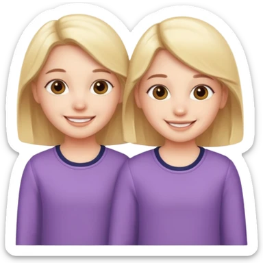 Cute Twins sticker