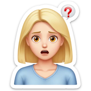 Girl Sharing shooking news sticker